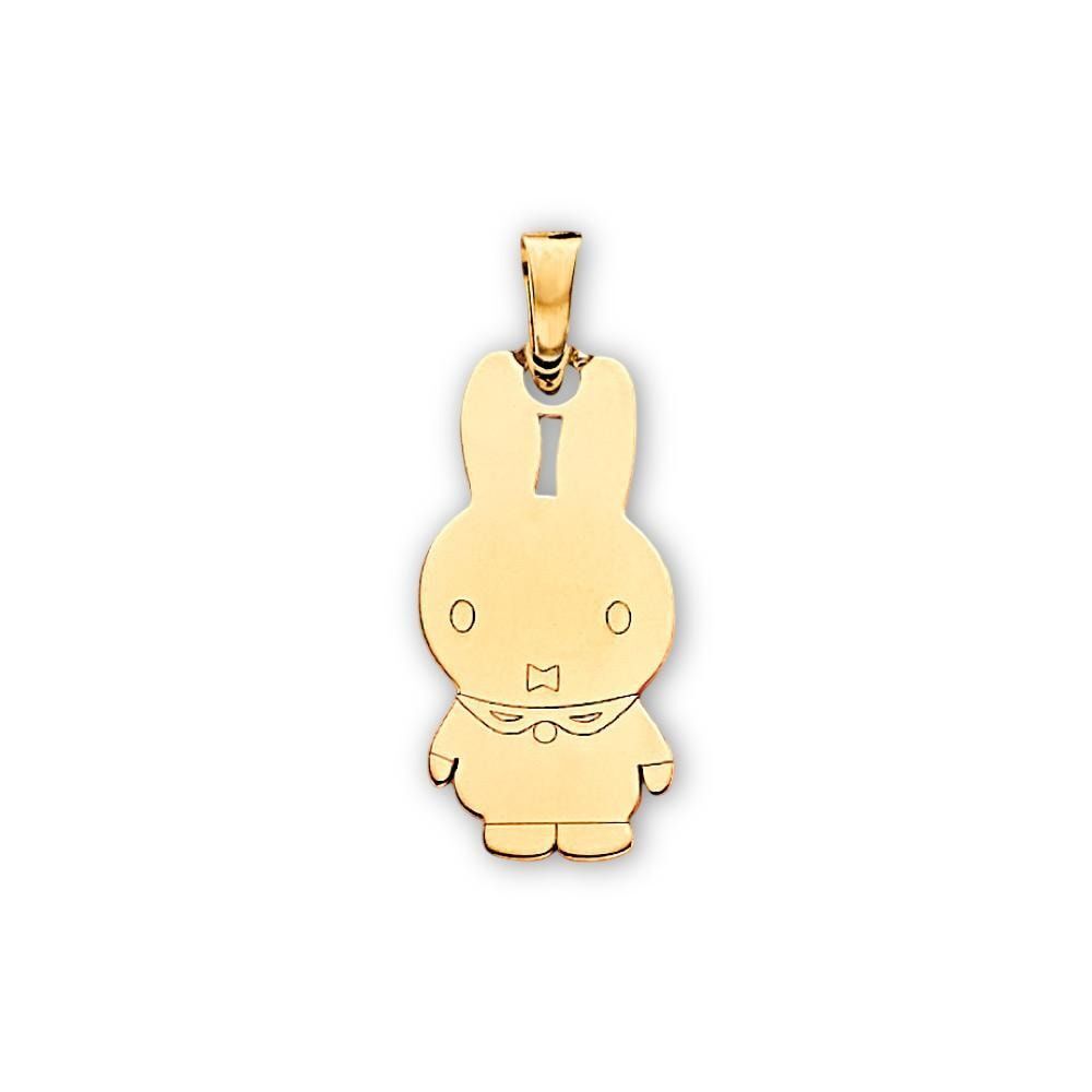 14K Gold Rabbit Charm Pendant | Animal Jewelry Gift for Her By Tehrani Jewelry